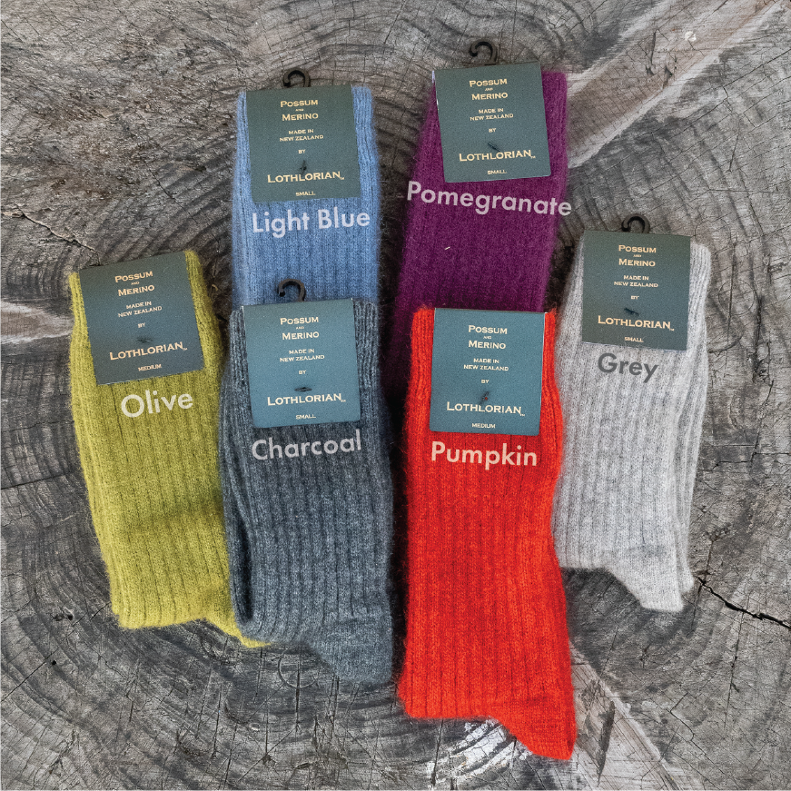 Possum Merino Socks from New Zealand