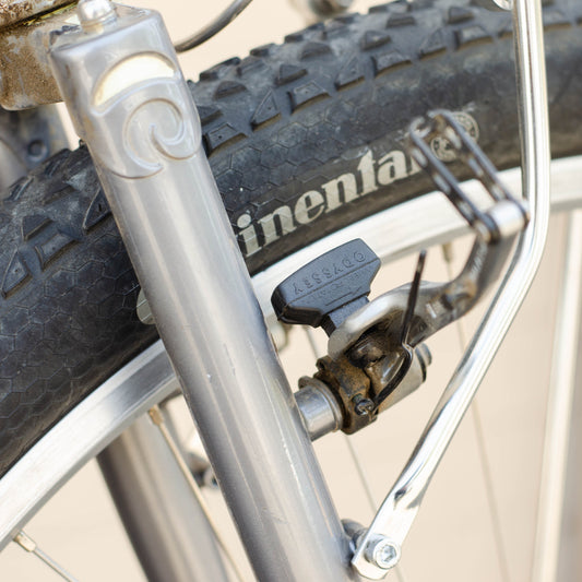 Serveuttam V Brake Set for Cycle - Bicycle Linear Pull V Brake Set  Front/Back | Arm 110mm Long Metal Lever Caliper Set (Black)