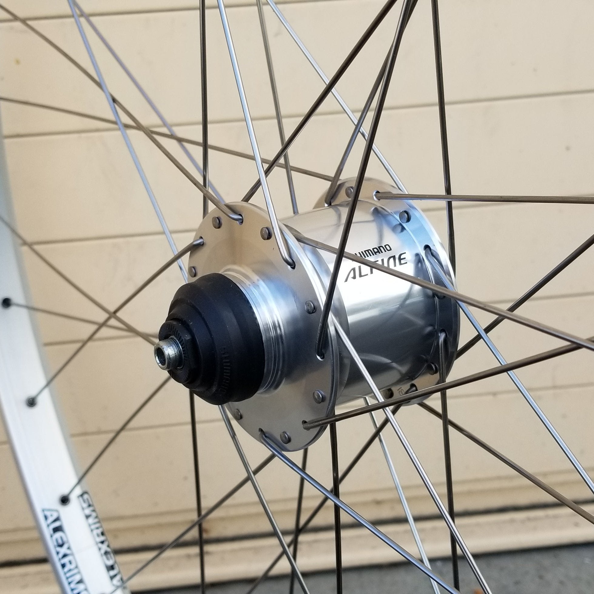 Shimano Alfine DH S501 dynamo hub silver Rivendell Bicycle Works